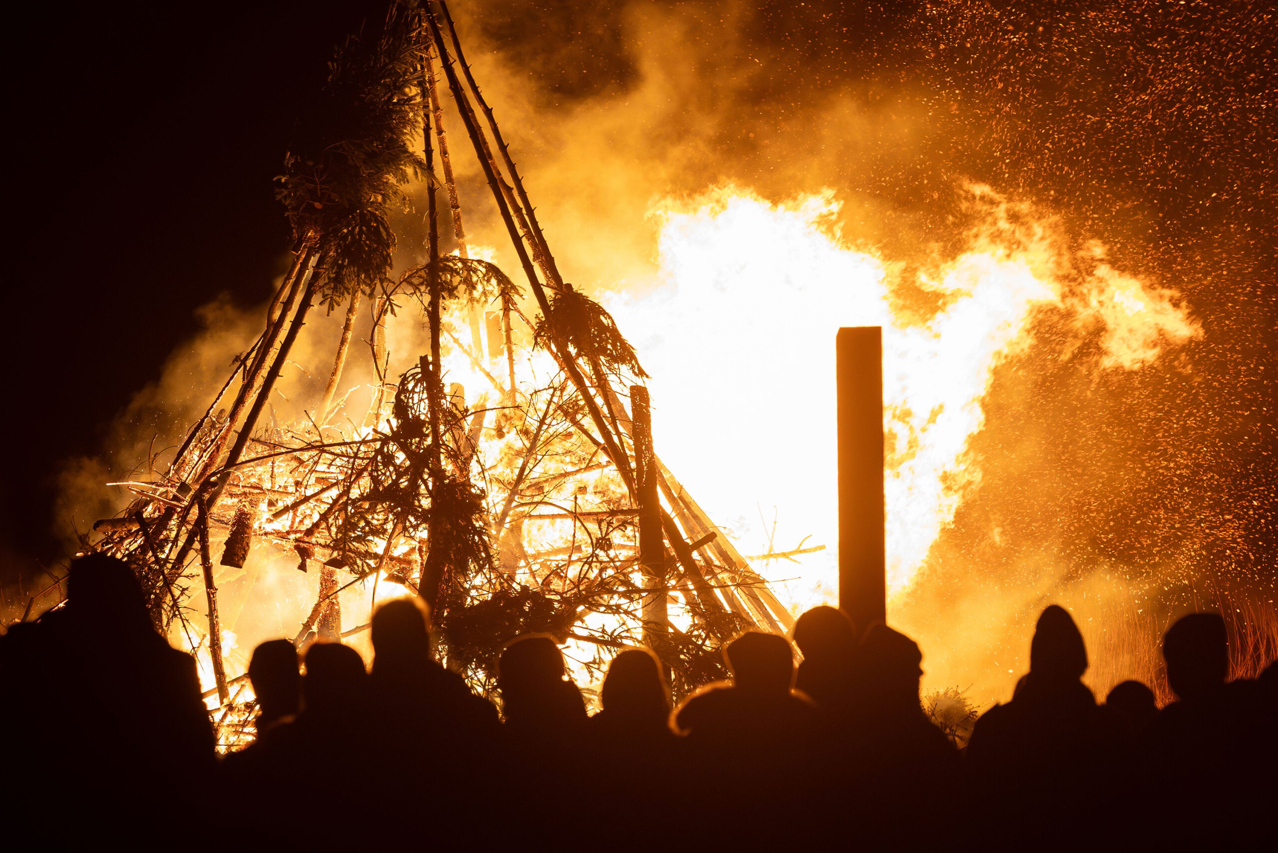 Biikefeuer in St. Peter-Ording