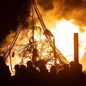 Biikefeuer in St. Peter-Ording