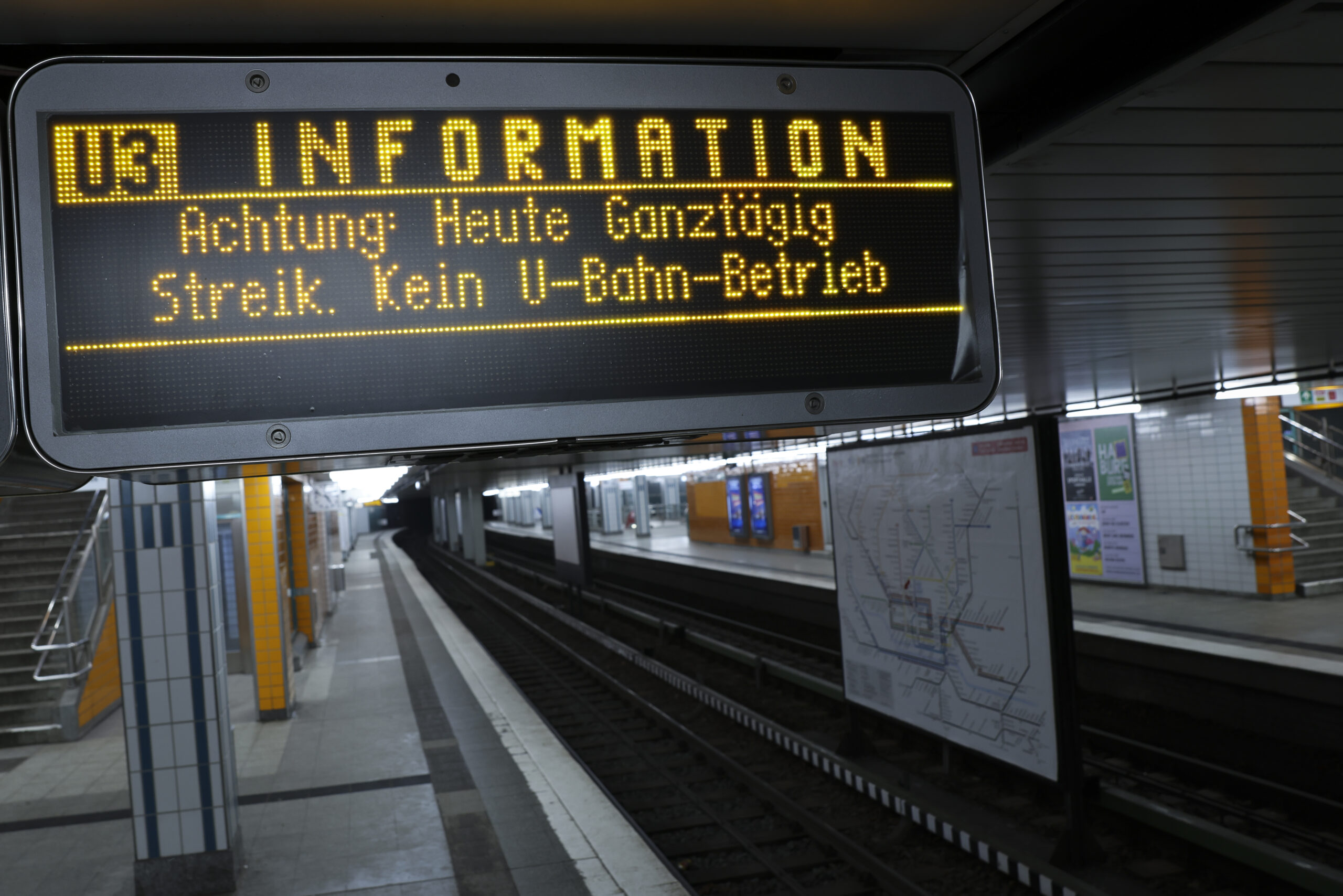 Bereits Mitte des Monats hatten die Angestellten der Hochbahn gestreikt – nun werden sie zwei Tage lang die Arbeit niederlegen.