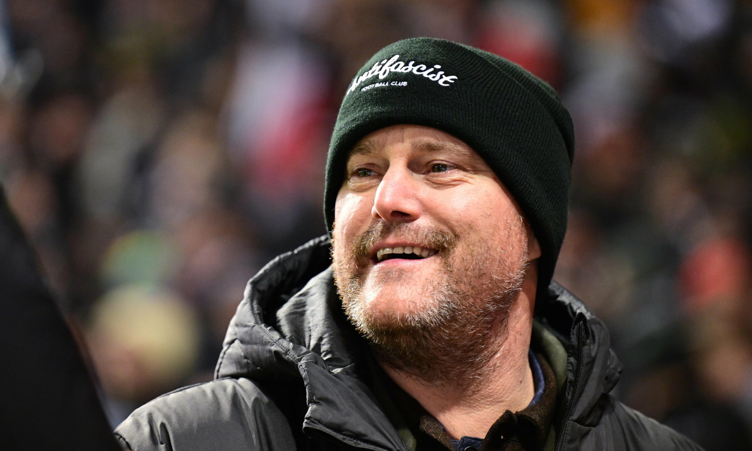 St. Pauli-Präsident Oke Göttlich in Leverkusen