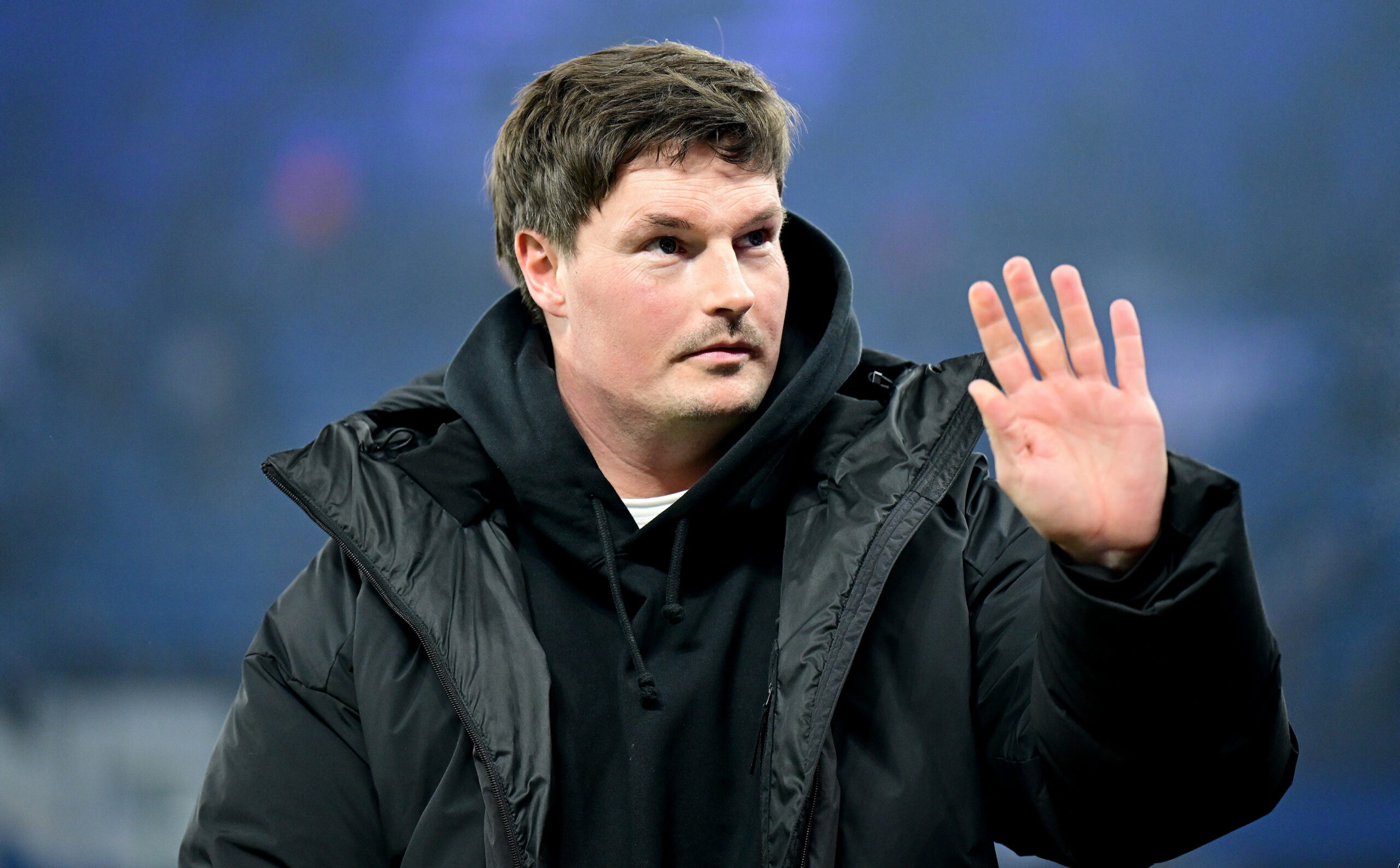 HSV-Trainer Merlin Polzin im Spiel gegen den FC Bayern München