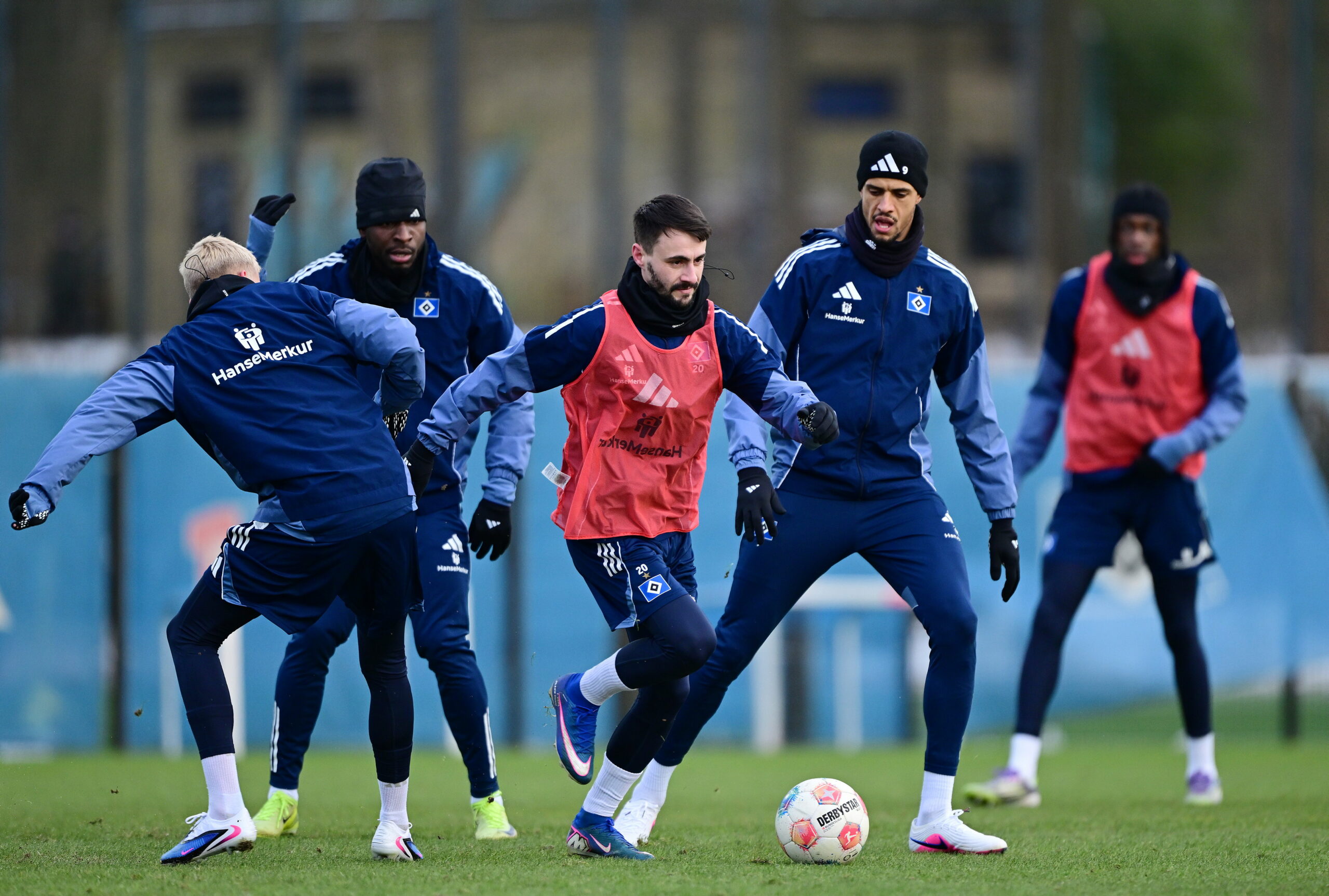 HSV-Profis beim Training