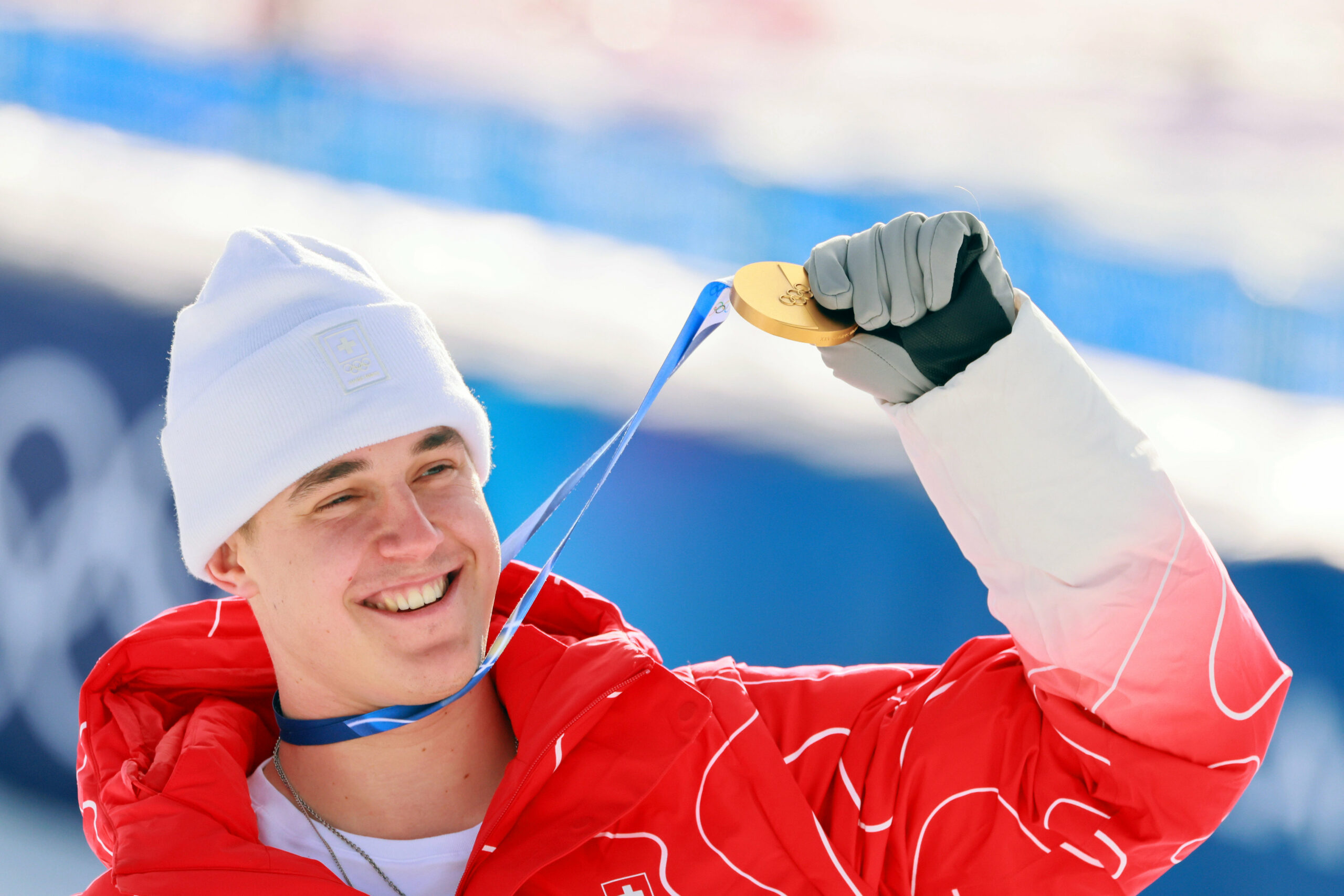Franjo von Allmen gewann nach der Abfahrt auch die alpine Kombination.