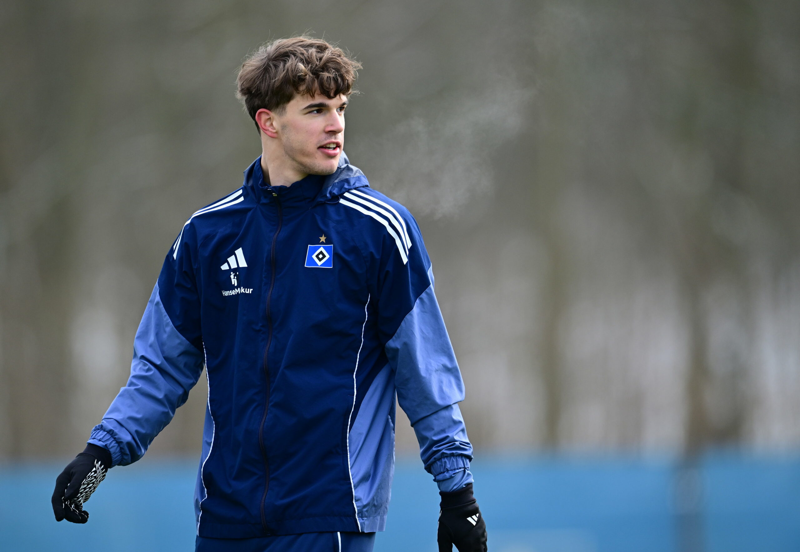 Luka Vuskovic im Training des HSV