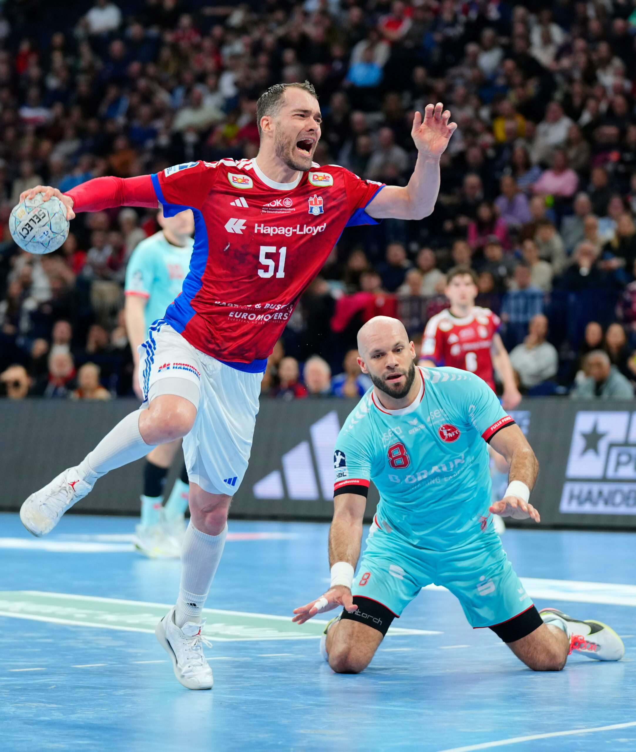 HSVH-Profi Casper Mortensen bei einem Spiel für den HSV Hamburg