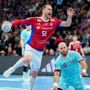 HSVH-Profi Casper Mortensen bei einem Spiel für den HSV Hamburg