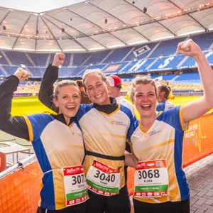 Mit B2Run rund um das Volkspark Stadion vom HSV