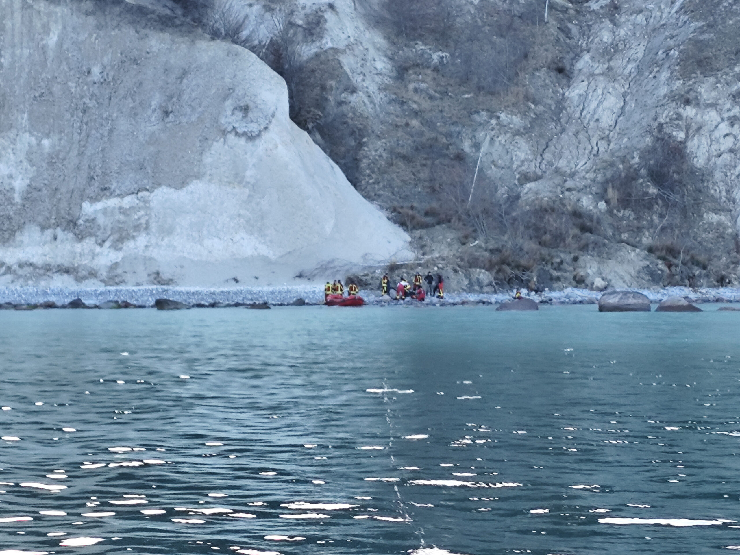 Seenotrettung Rügen Kreidefelsen Steilküste