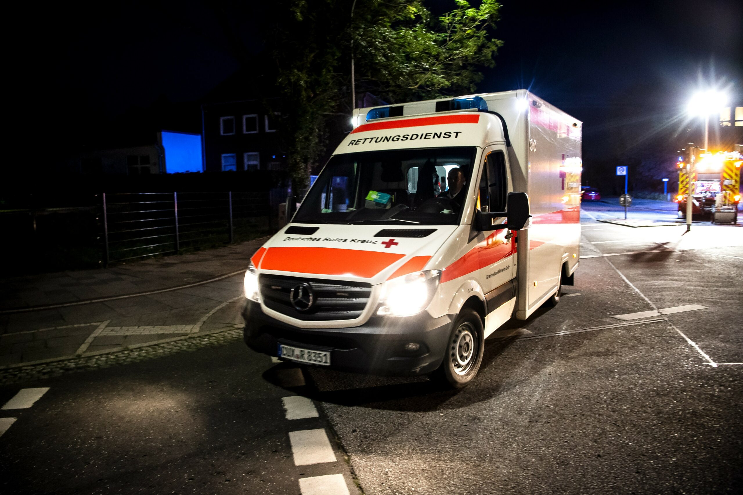 Rettungssanitäter Krankenwagen