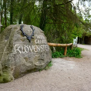 Der Eingang vom Wildgehege