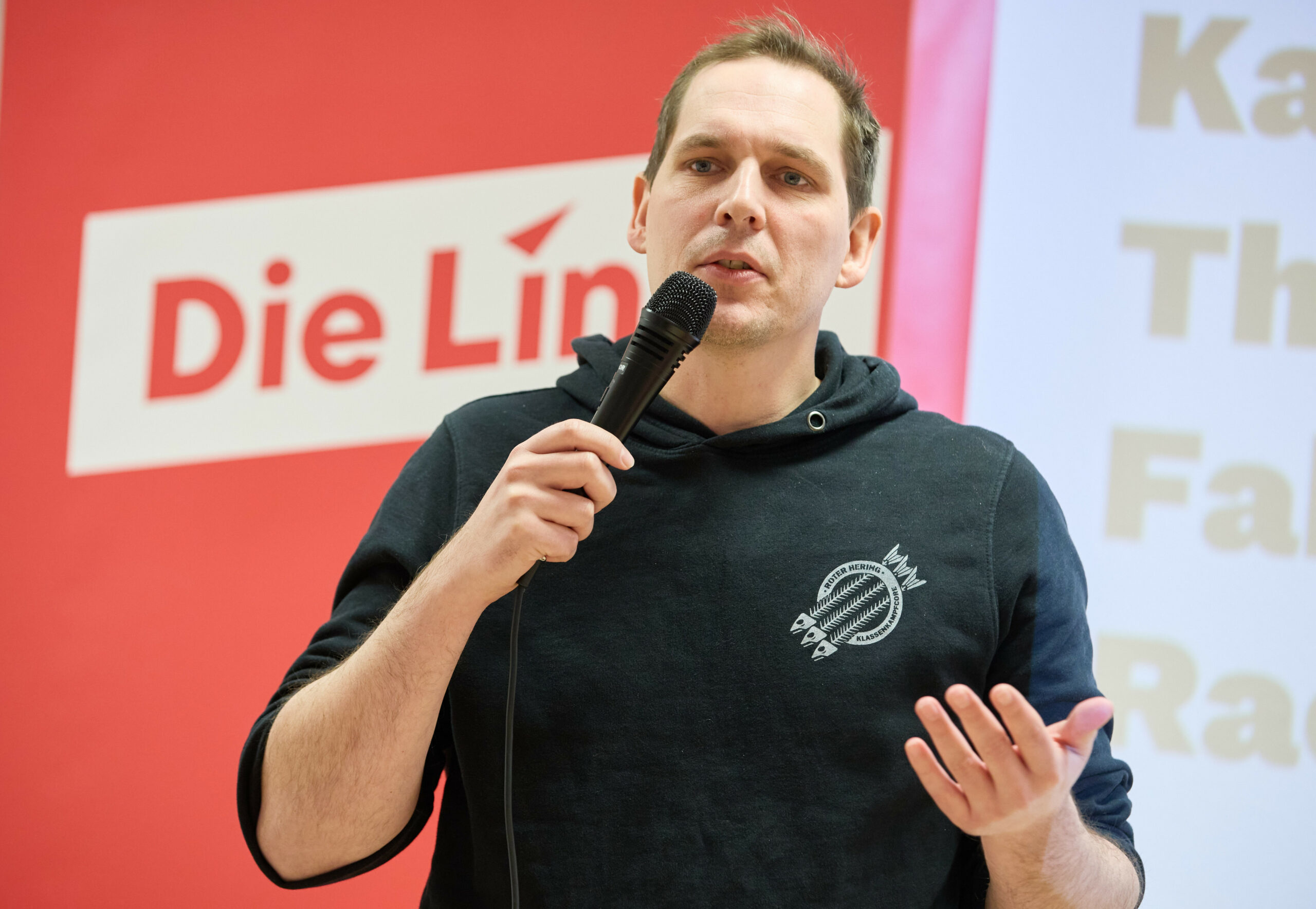 Thomas Iwan ist Co-Landessprecher der Hamburger Linken. (Archivbild)