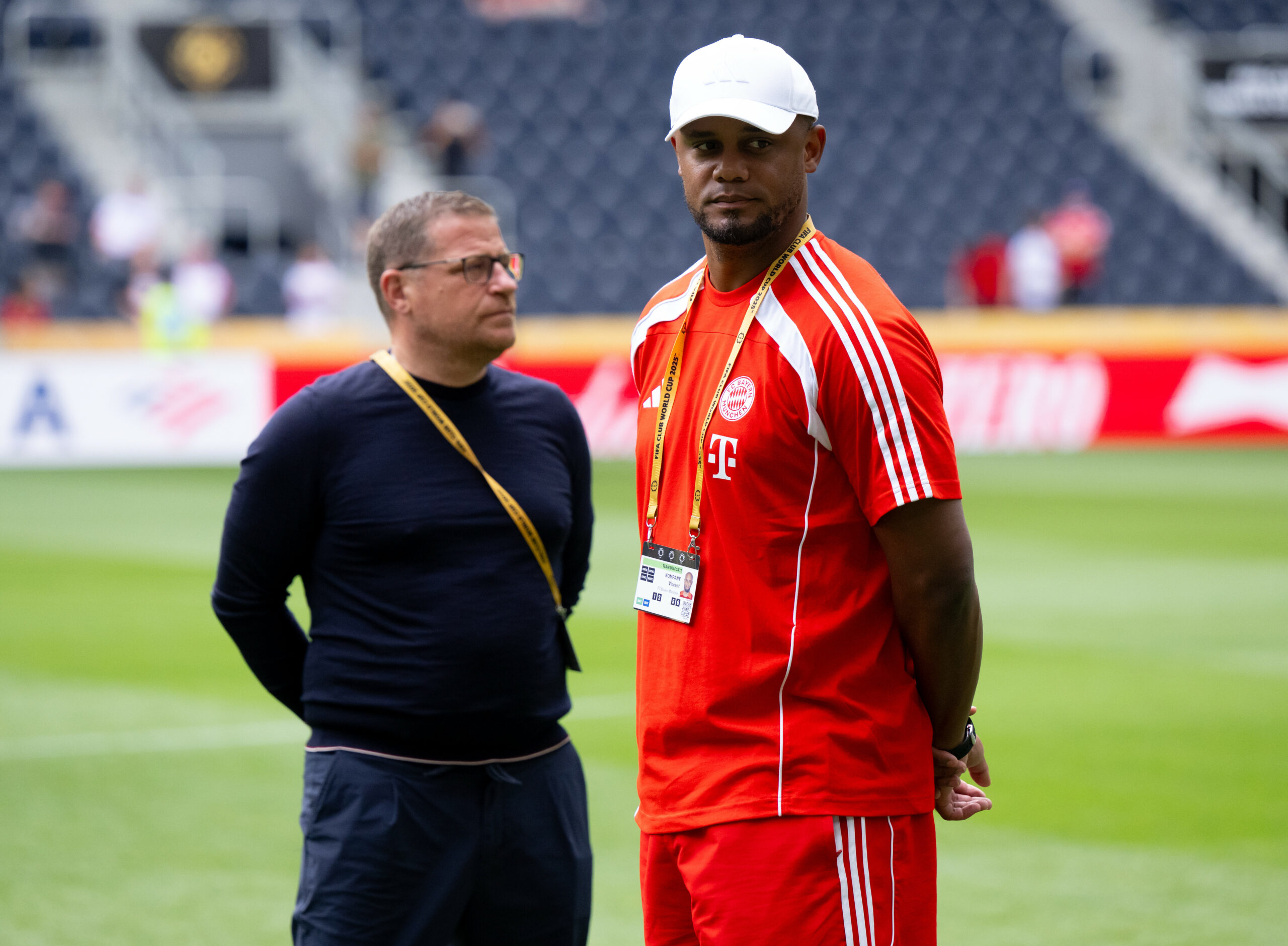 Max Eberl und Vincent Kompany