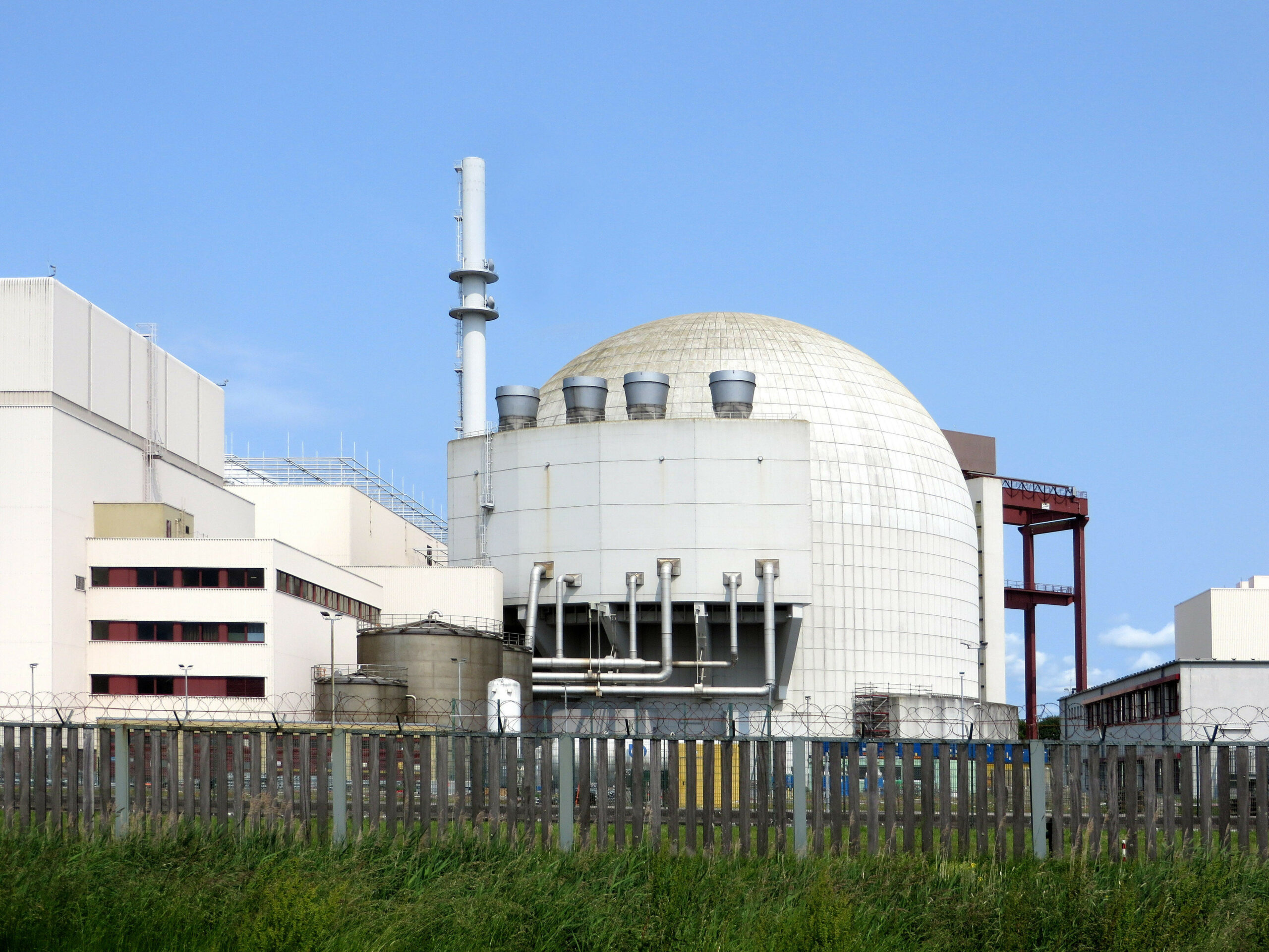 Das stillgelegte Atomkraftwerk Brokdorf