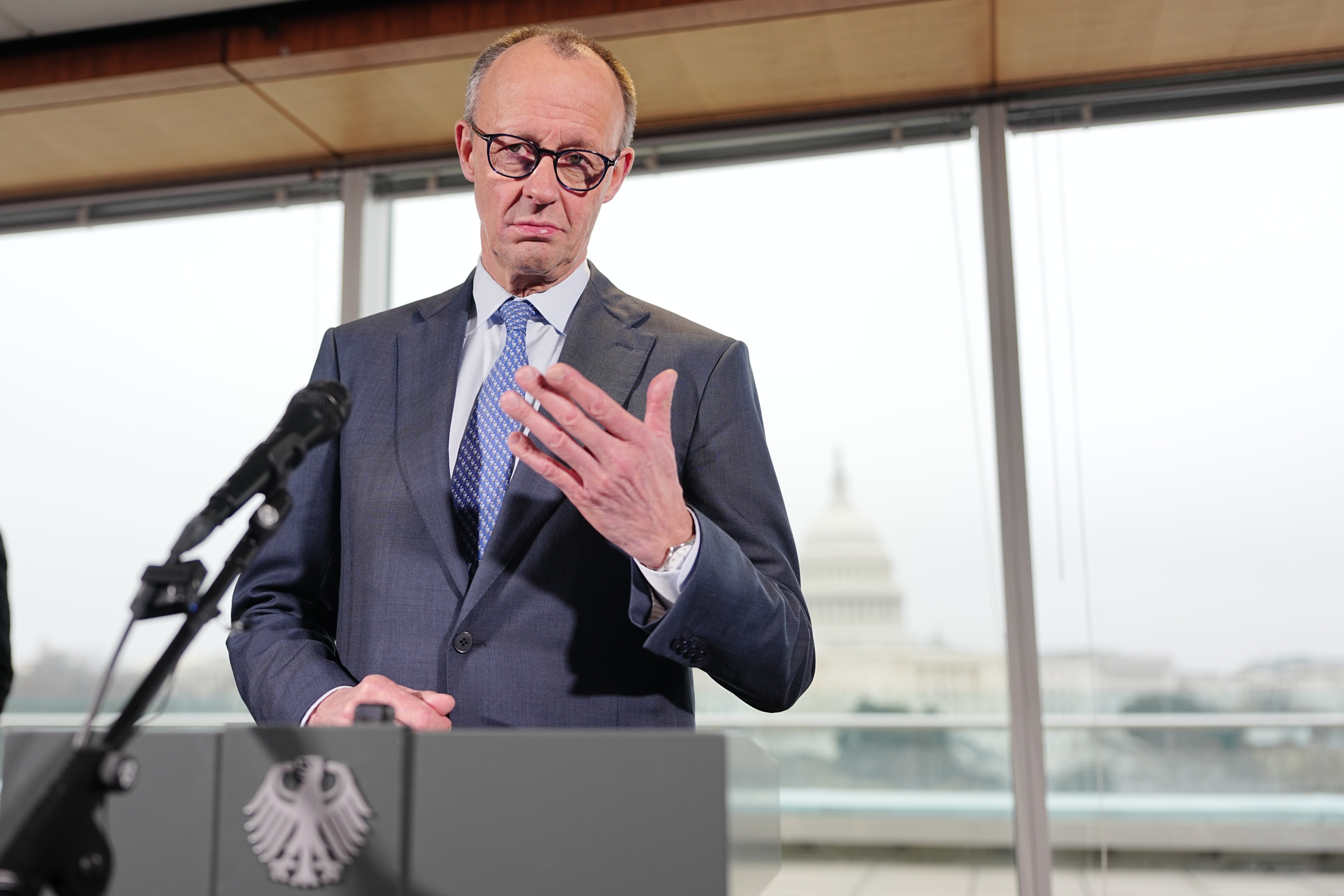 Friedrich Merz am Rednerpult