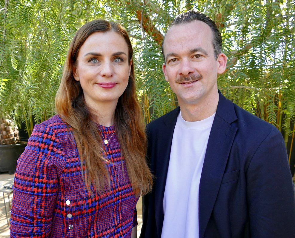 Die Filmproduzenten Janine Jackowski und Jonas Dornbach
