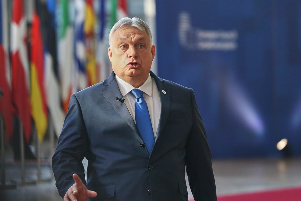 Viktor Orban, Ministerpräsident von Ungarn, beim EU-Gipfel in Brüssel.