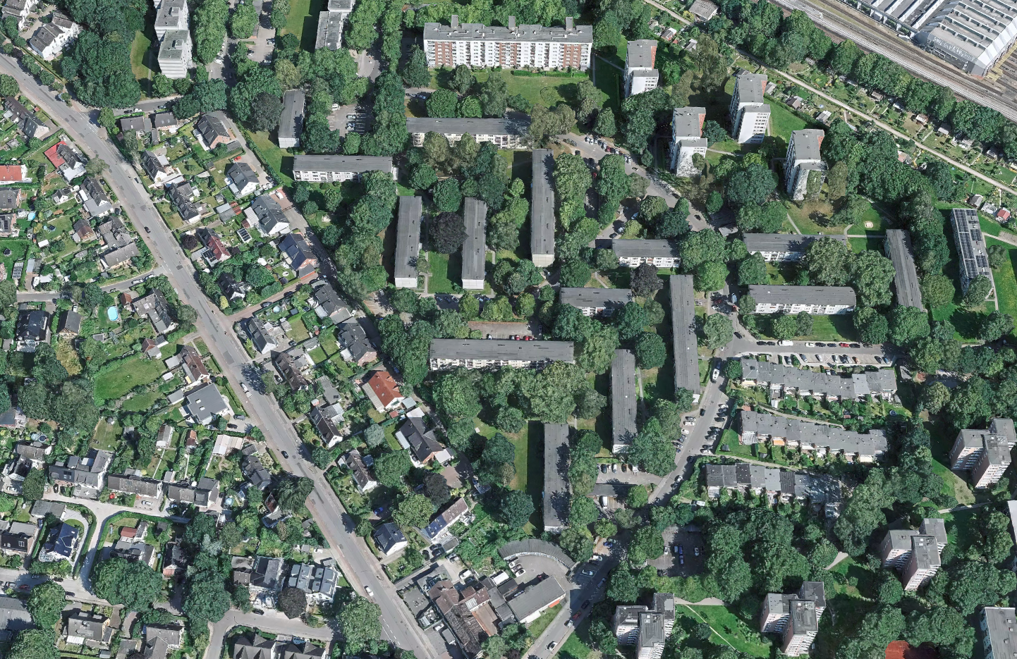 Die Seniorin wurde vor der Haustür in der Ueckerstraße von einem Unbekannten in Lurup angesprochen (Archivild).