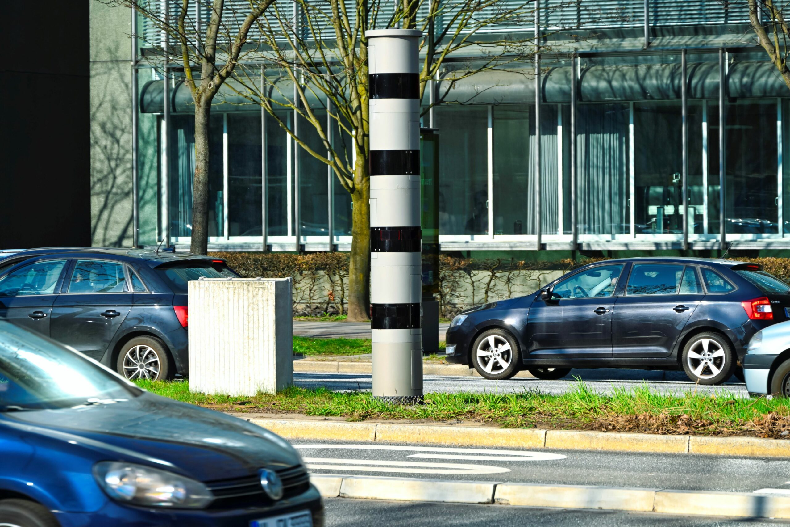Der Blitzer auf der Amsinckstraße in Hamburg.