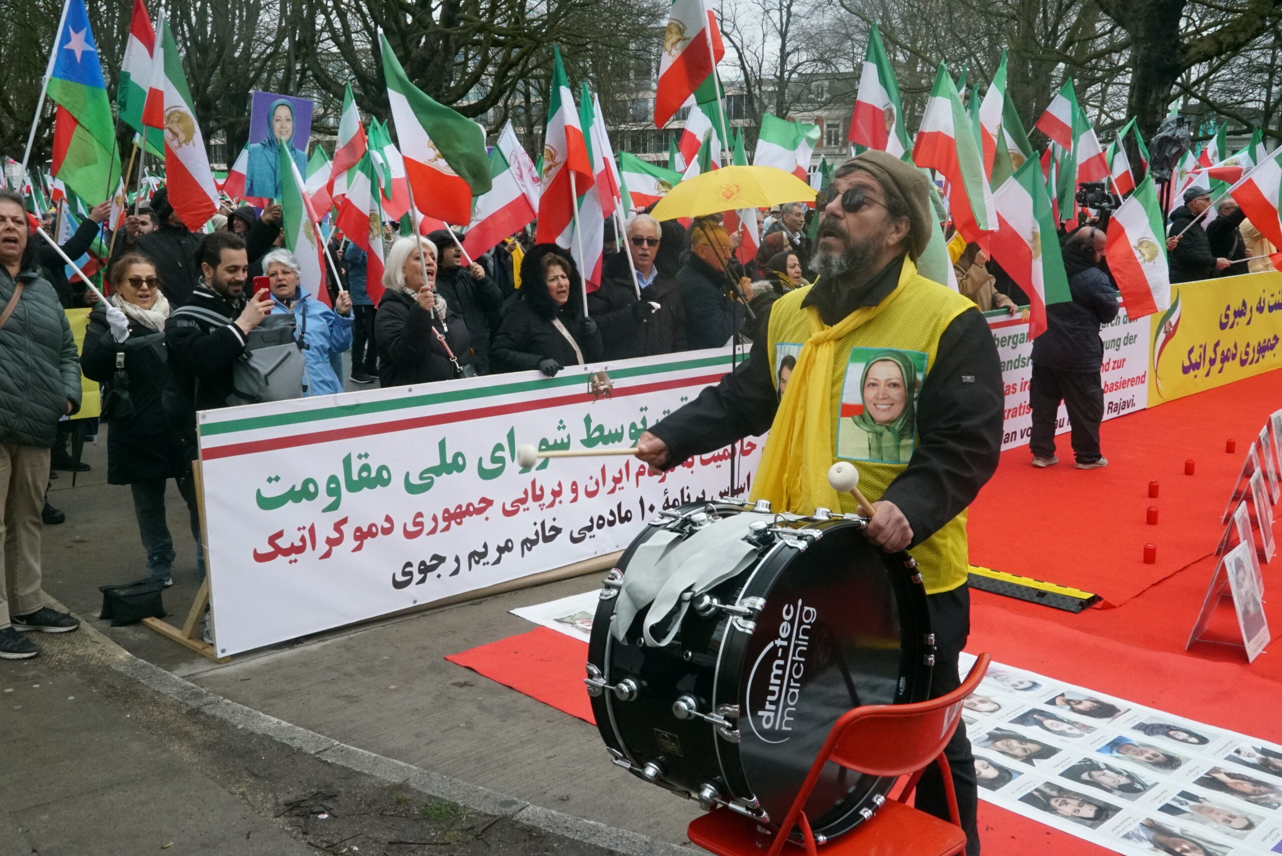 Iran-Demos in Hamburg – Polizei spricht von friedlichen Verlauf