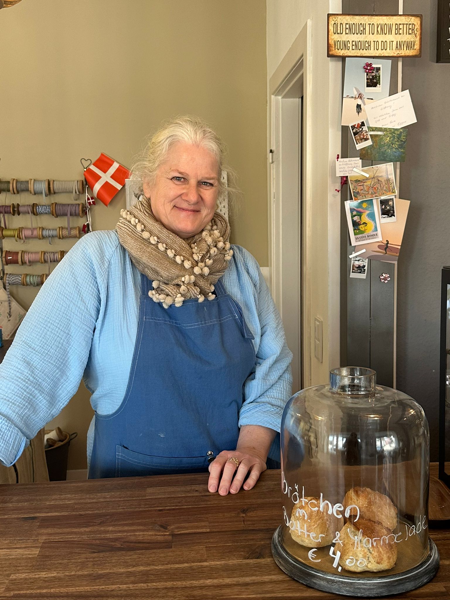 Marianne Kierstein Jacobsen (57) backt die Kuchen und Torten selbst.