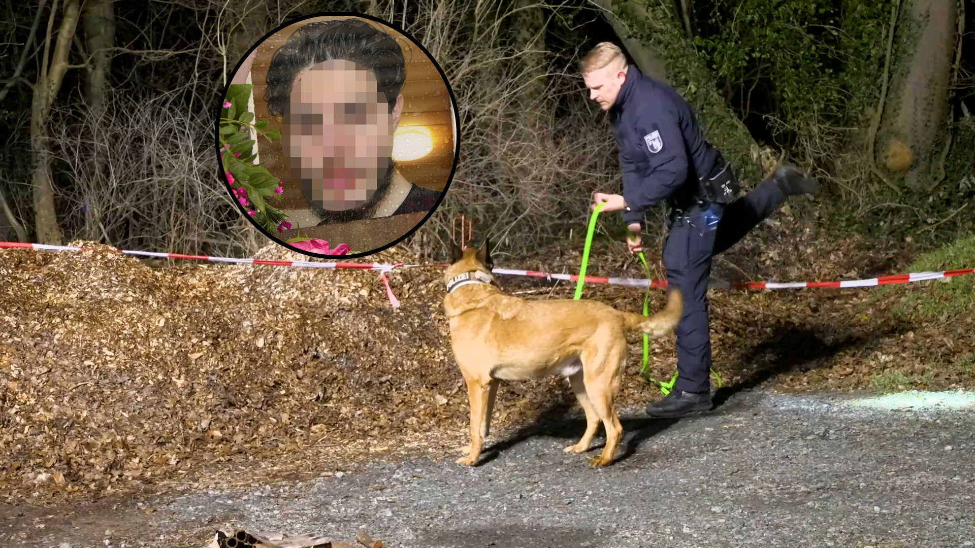 Nach dem Tod eines 15-Jährigen hat die Polizei neue Beweismittel in einem Waldstück sichergestellt. Bei der Suche kam ein Spürhund zum Einsatz.