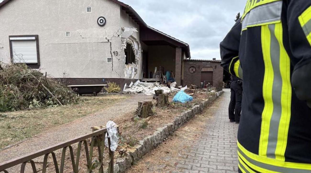 Explosion in Wohnhaus in Lüder – Bewohner schwer verletzt