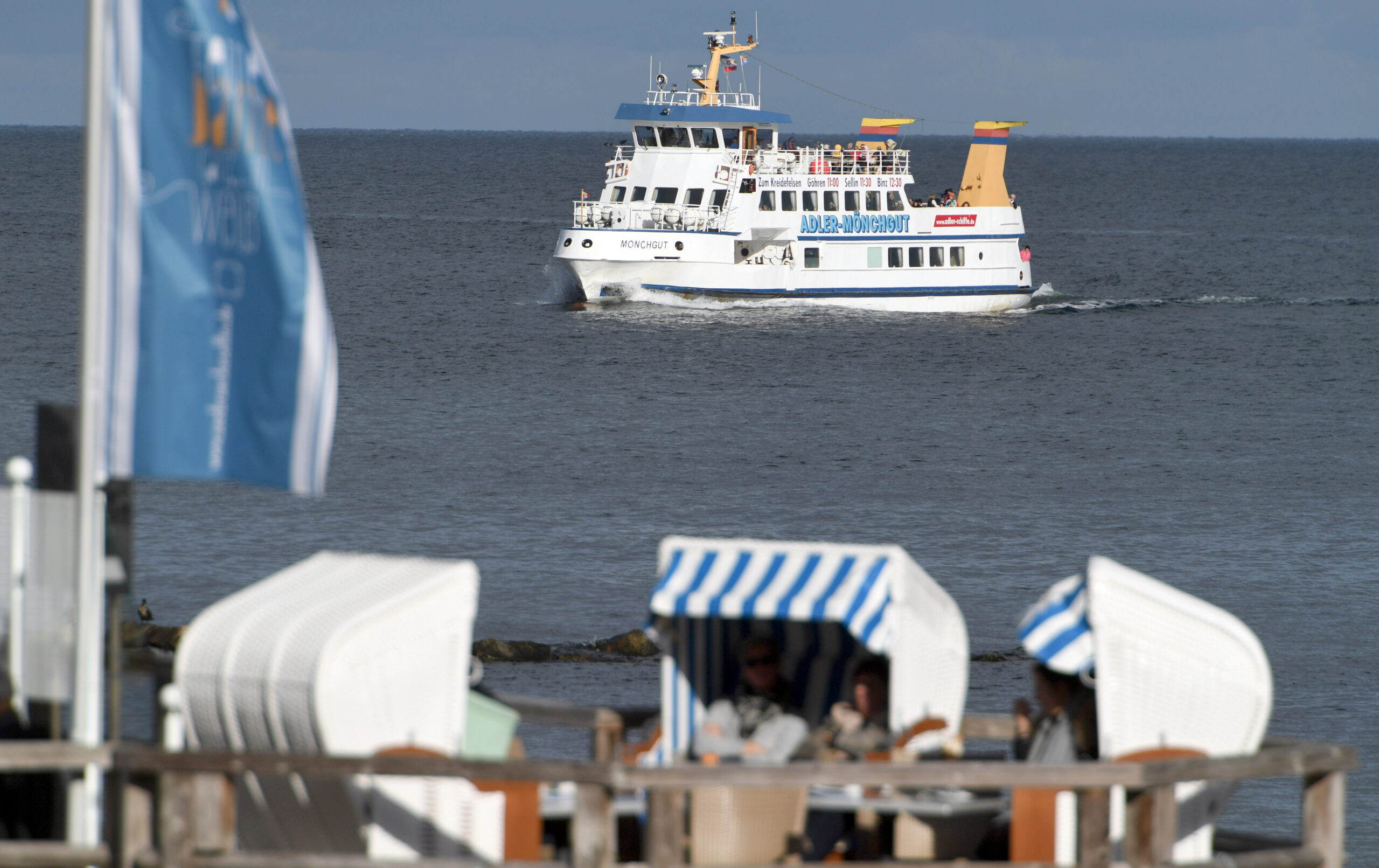 Das Fahrgastschiff „Mönchgut”