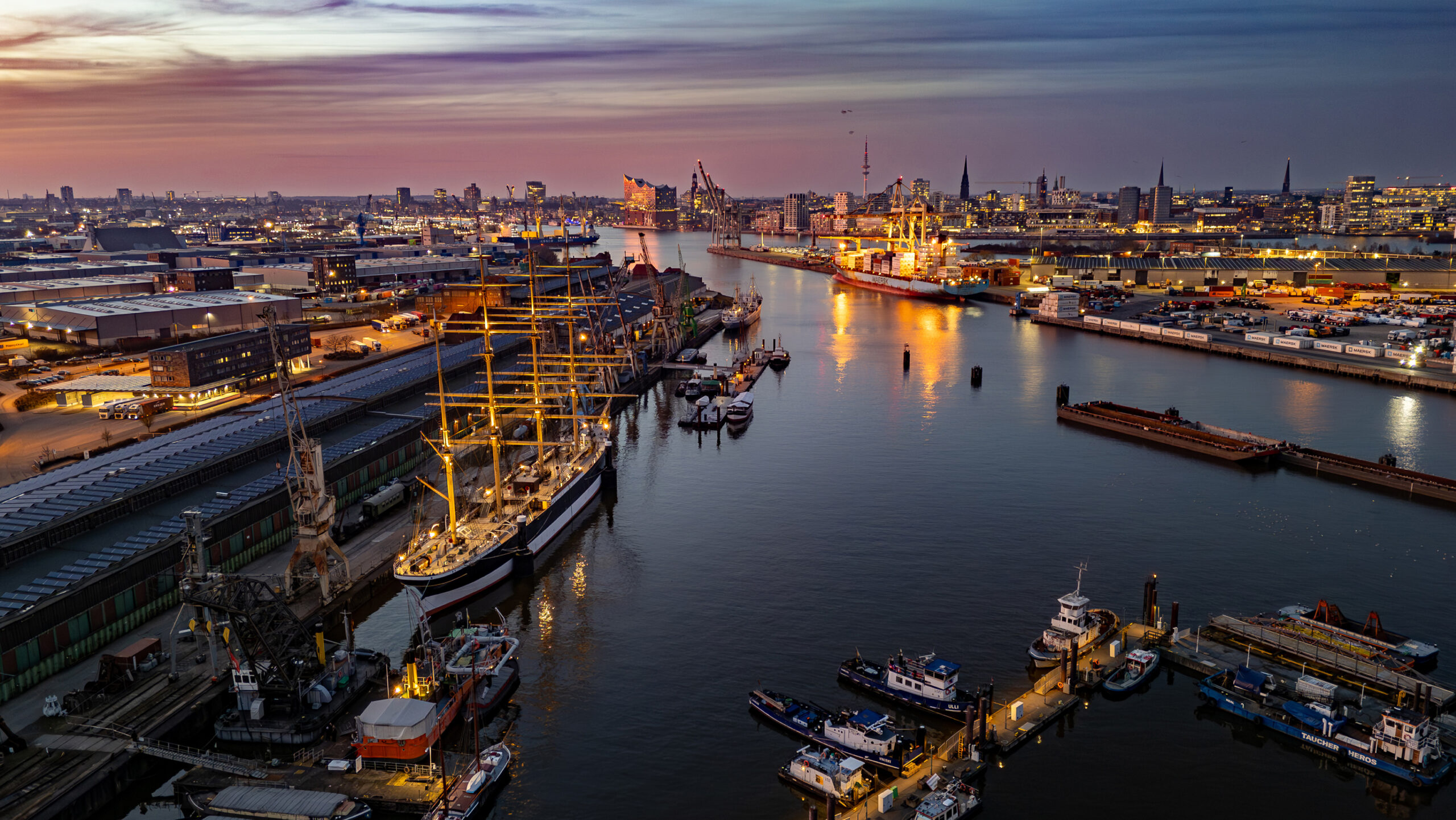 Aussicht auf das Hafenmuseum