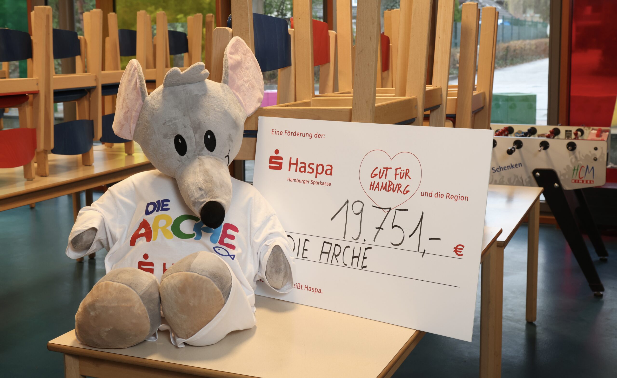 Haspa-Spende an die Arche