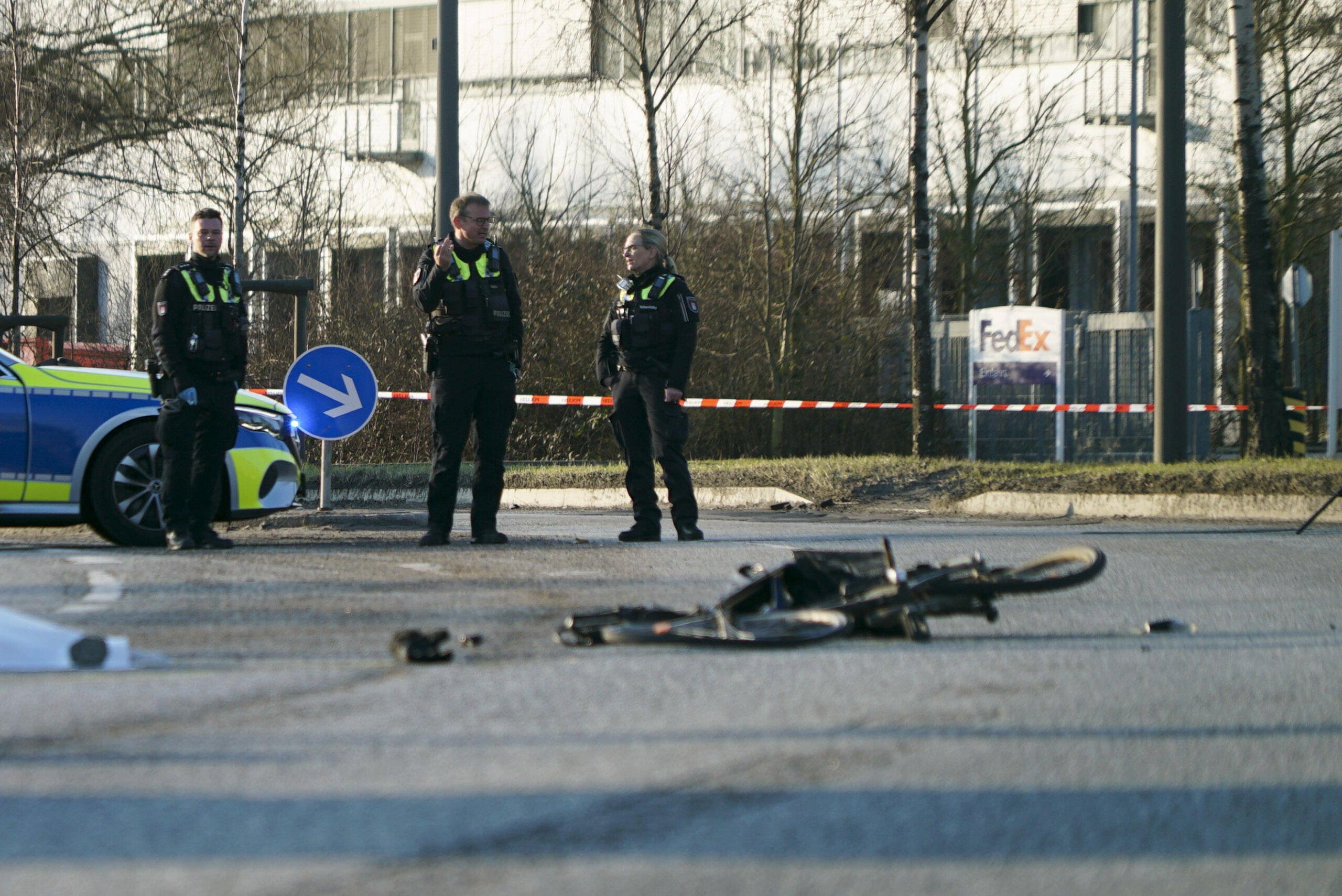 Fahrrad auf dem Boden