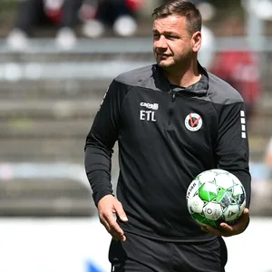 Georg Koch 2022 als Torwarttrainer von Viktoria Köln