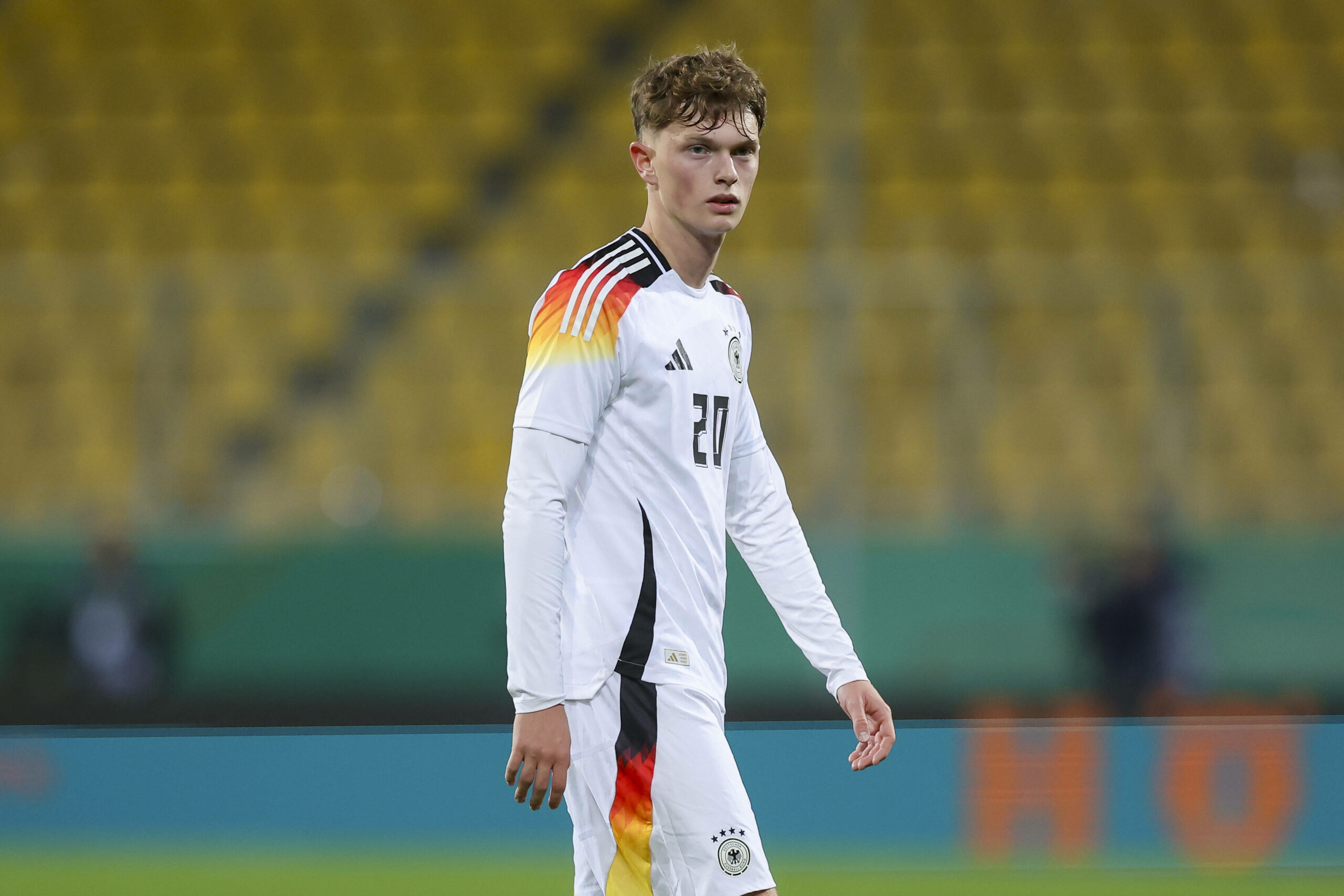 Paul Wanner im DFB-Trikot der deutschen Nationalmannschaft
