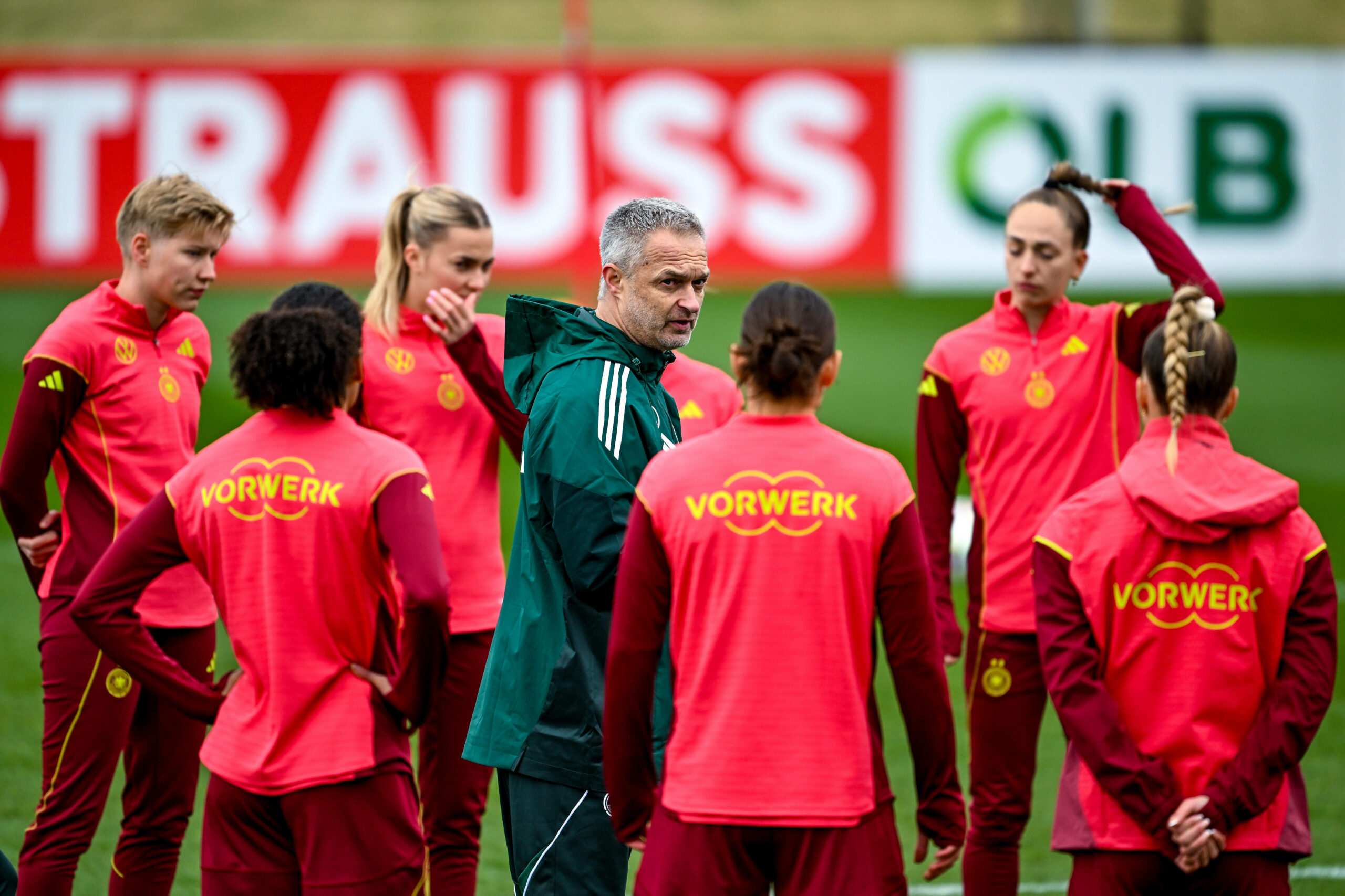 Christian Wück bei einem Training der DFB-Frauen