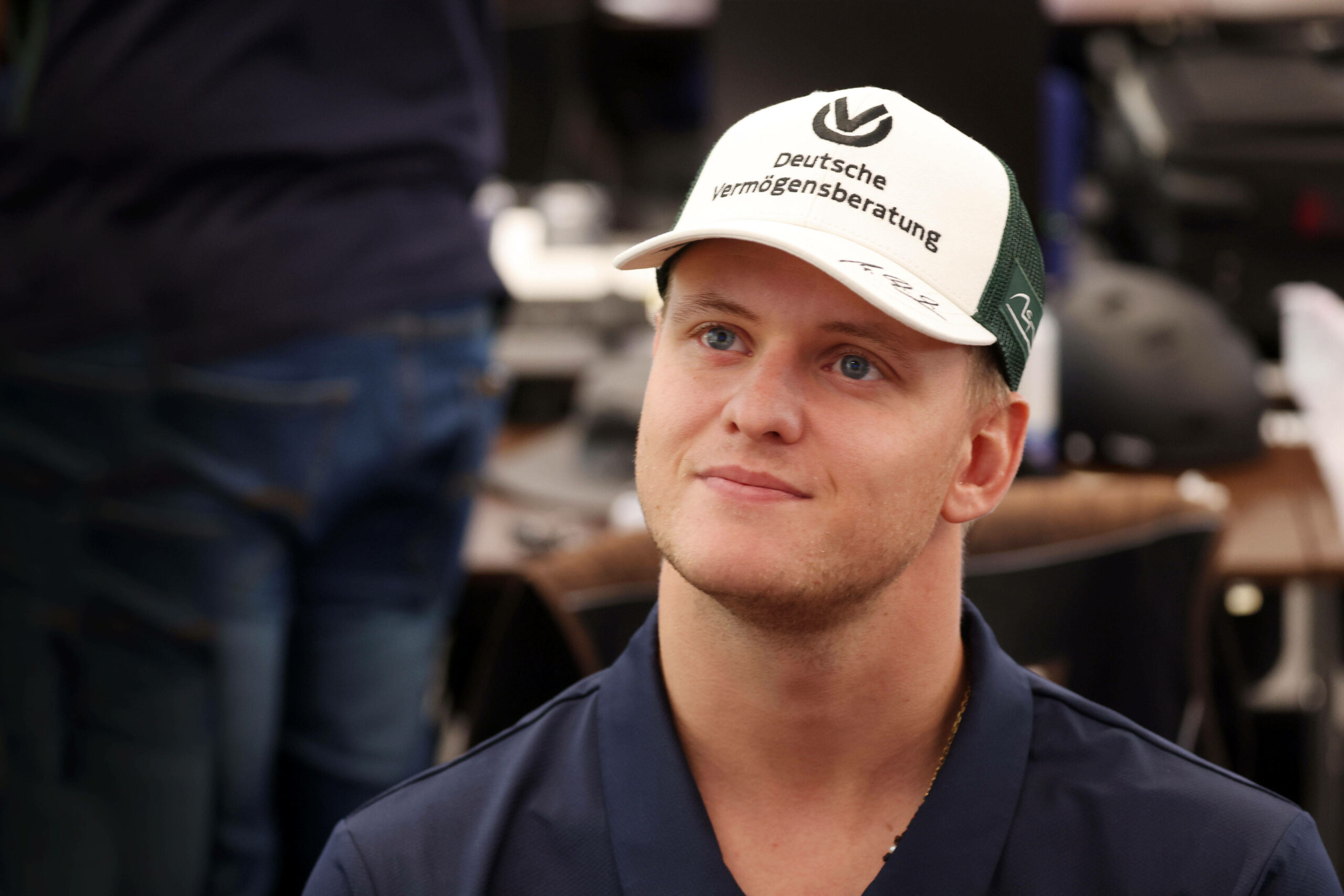 Mick Schumacher in einer Nahaufnahme