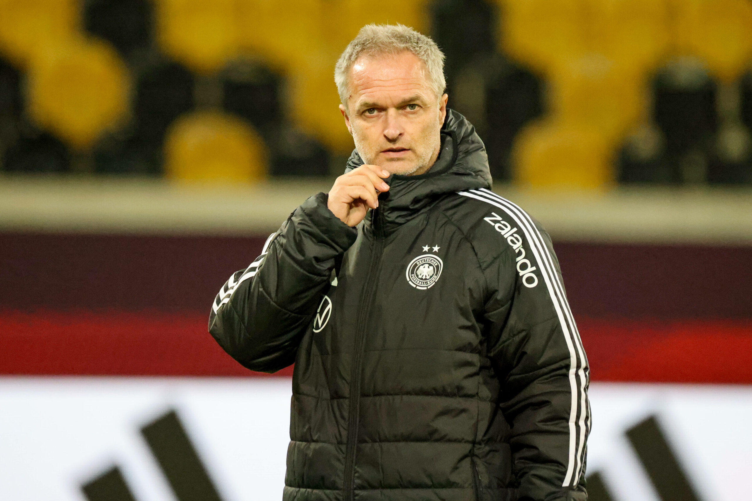 Christian Wück bei einem Training der DFB-Frauen