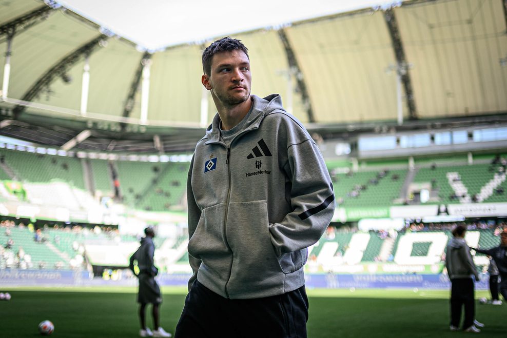 Noah Katterbach in der Volkswagen Arena