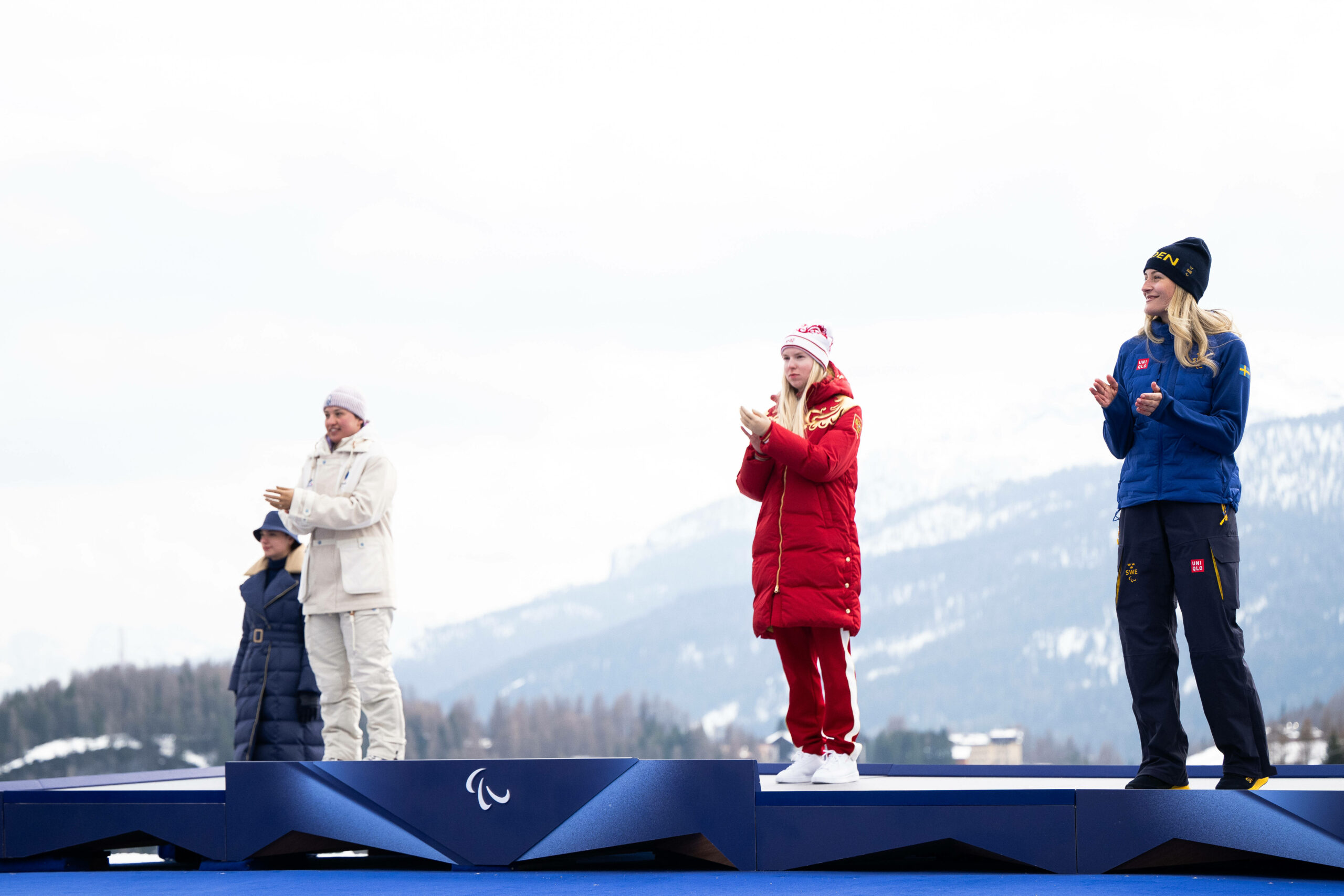 Varvara Voronchikhina bei der Siegerehrung