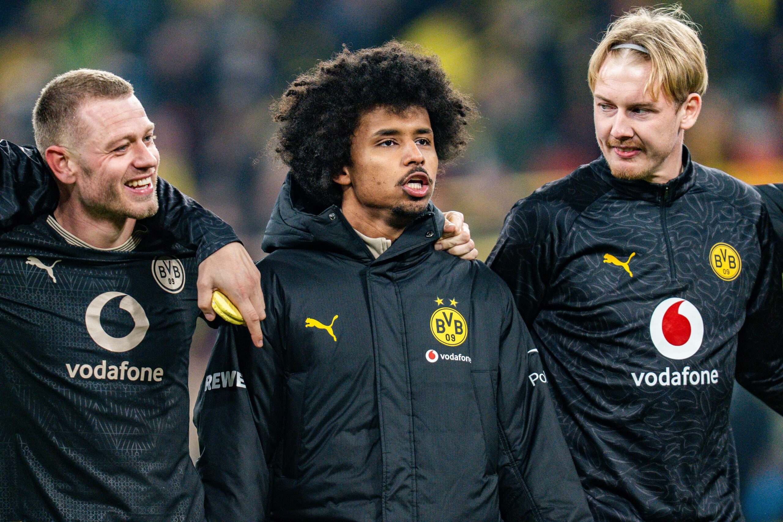 Julian Ryerson, Karim Adeyemi und Julian Brandt