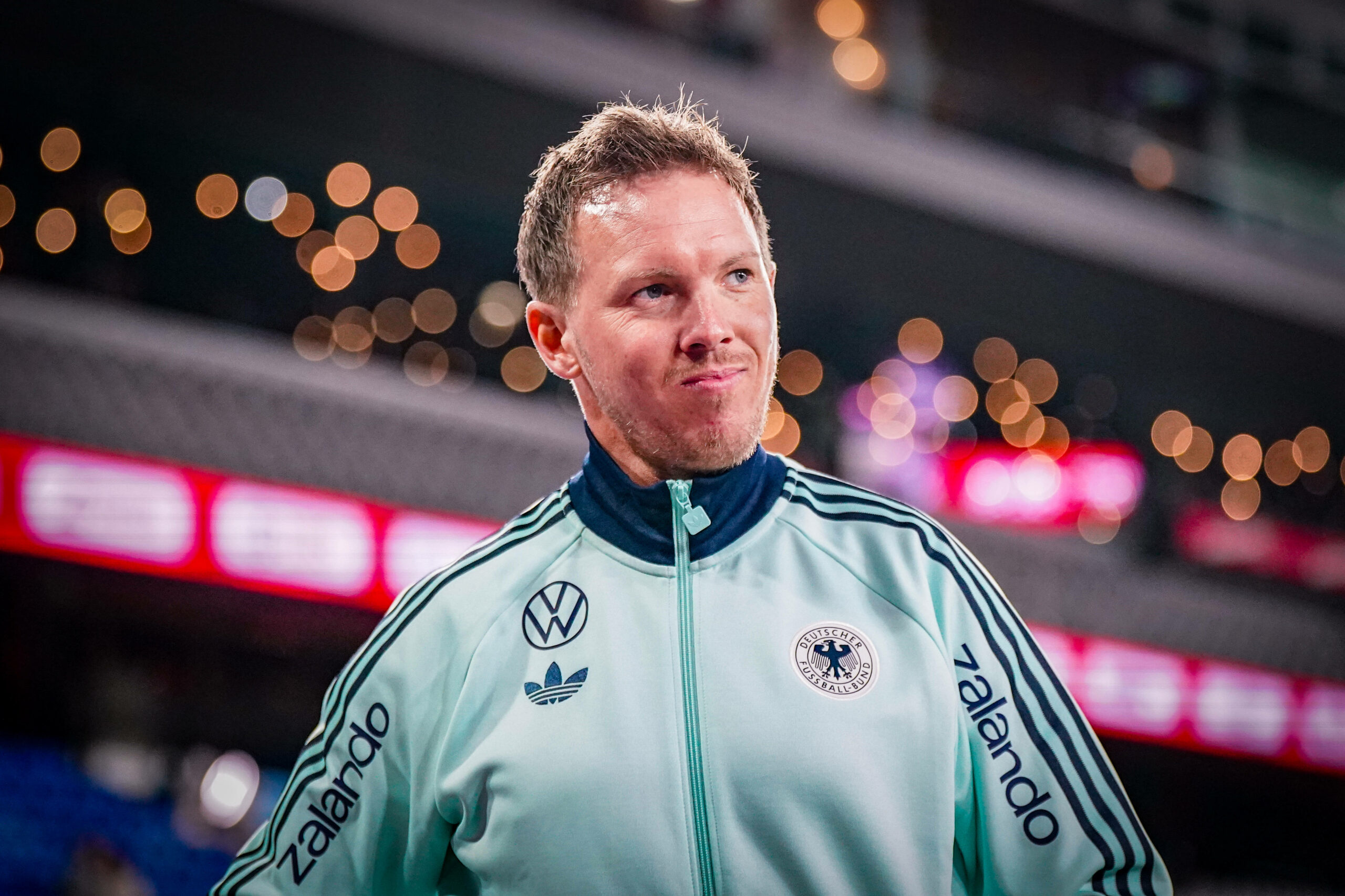 Bundestrainer Julian Nagelsmann beim Länderspiel in Basel