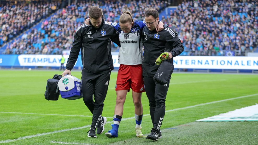 Victoria Schulz musste früh verletzt vom Platz.