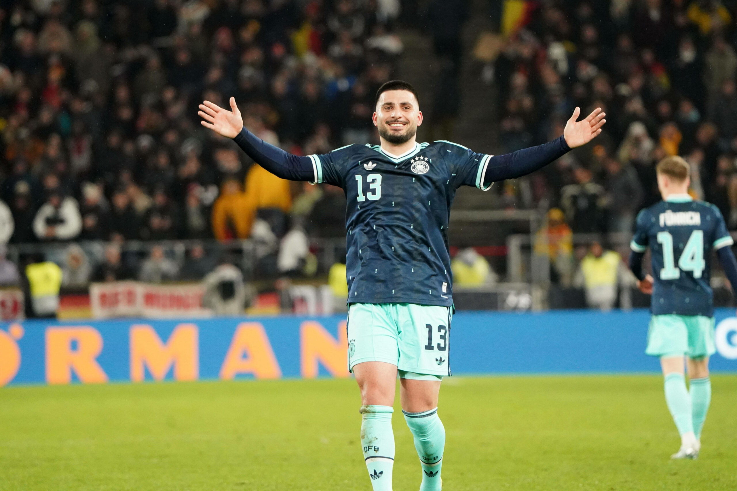 Deniz Undav bejubelt seinen Treffer gegen Ghana