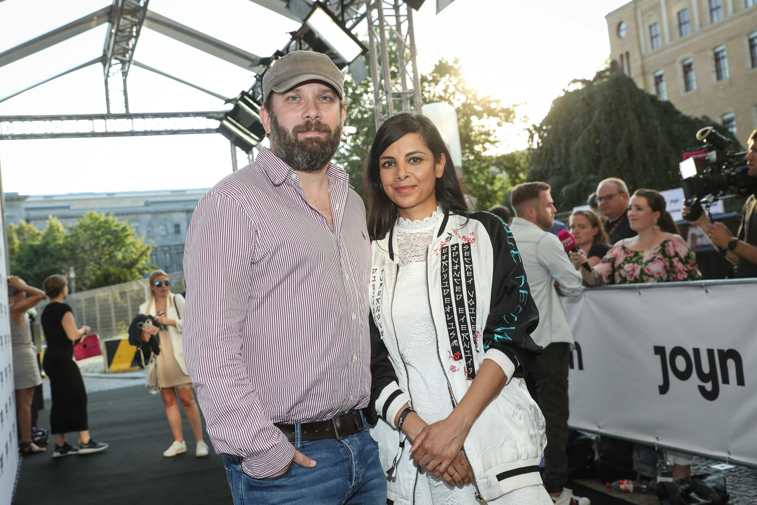 Christian Ulmen und Collien Fernandes bei einem Joyn-Event 2019.