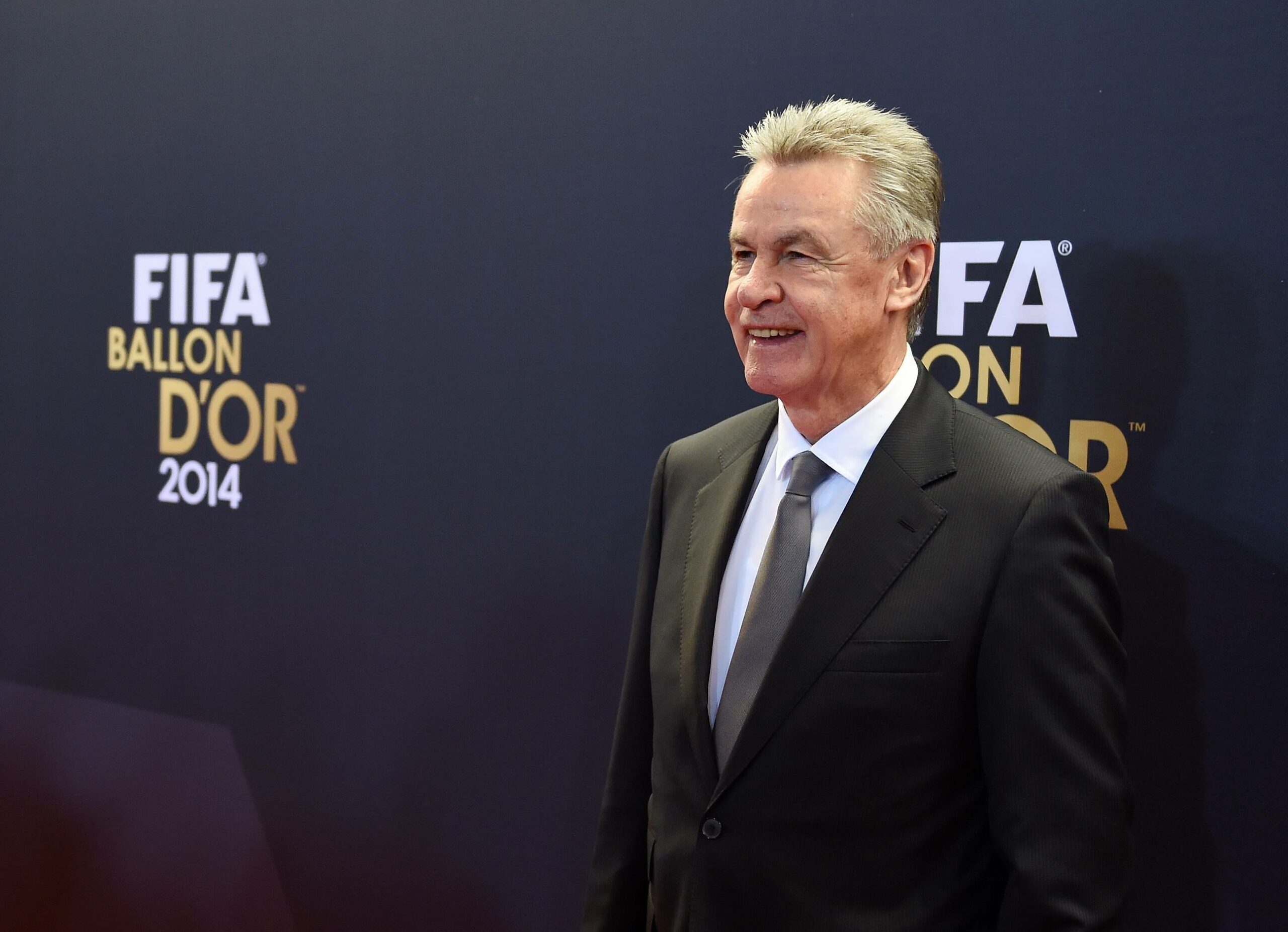 Ottmar Hitzfeld auf dem roten Teppich