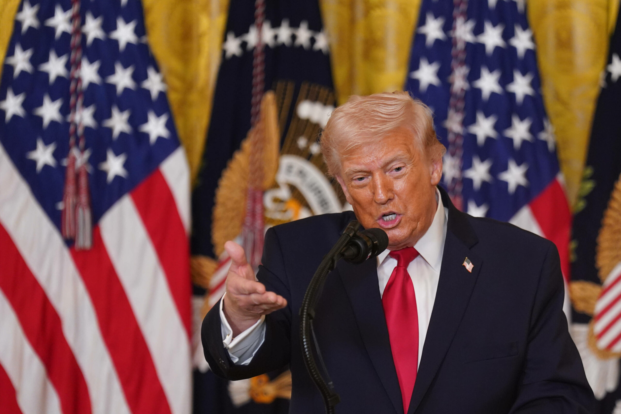 Trump hält eine Rede