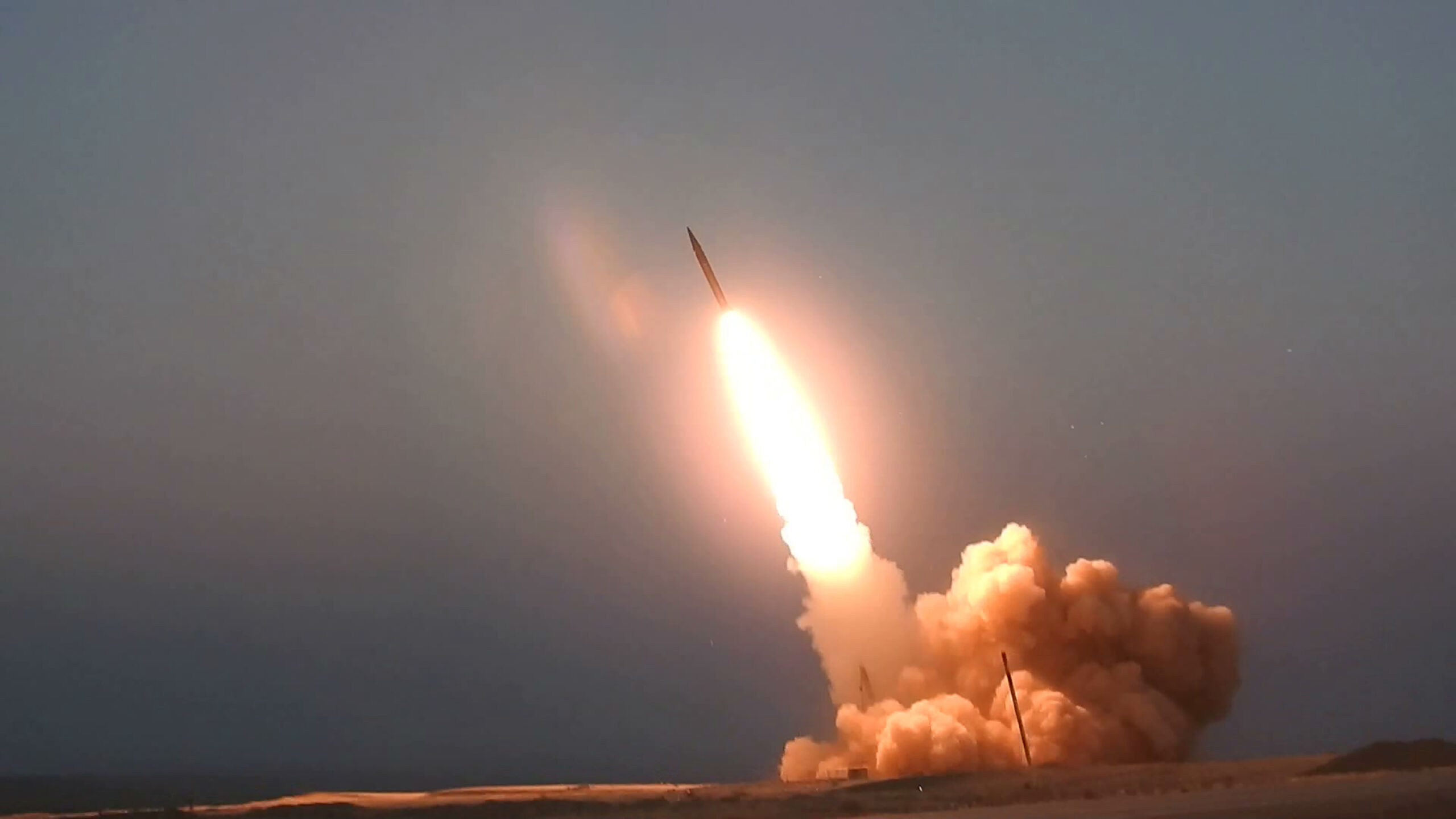 Start einer iranischen Rakete (Archivbild).