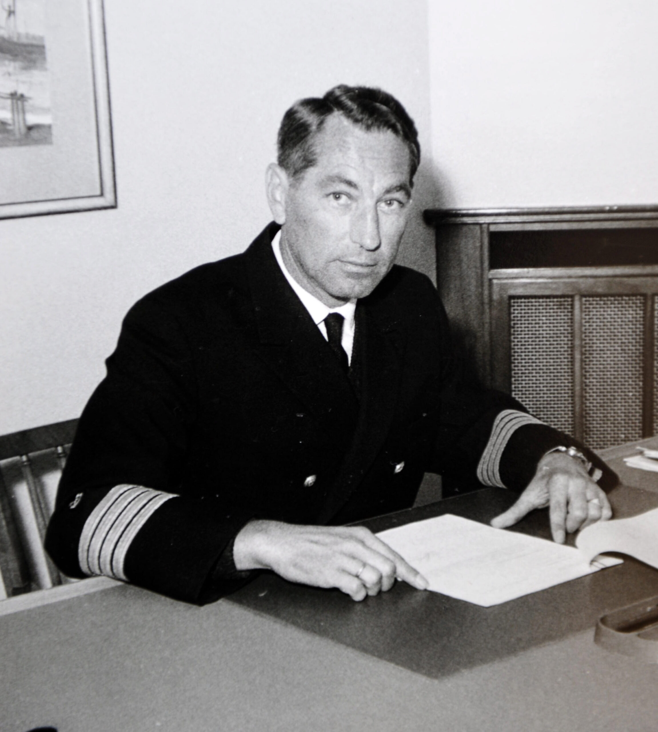 Wolfgang Scharrnbeck, Kapitän der „Münsterland“