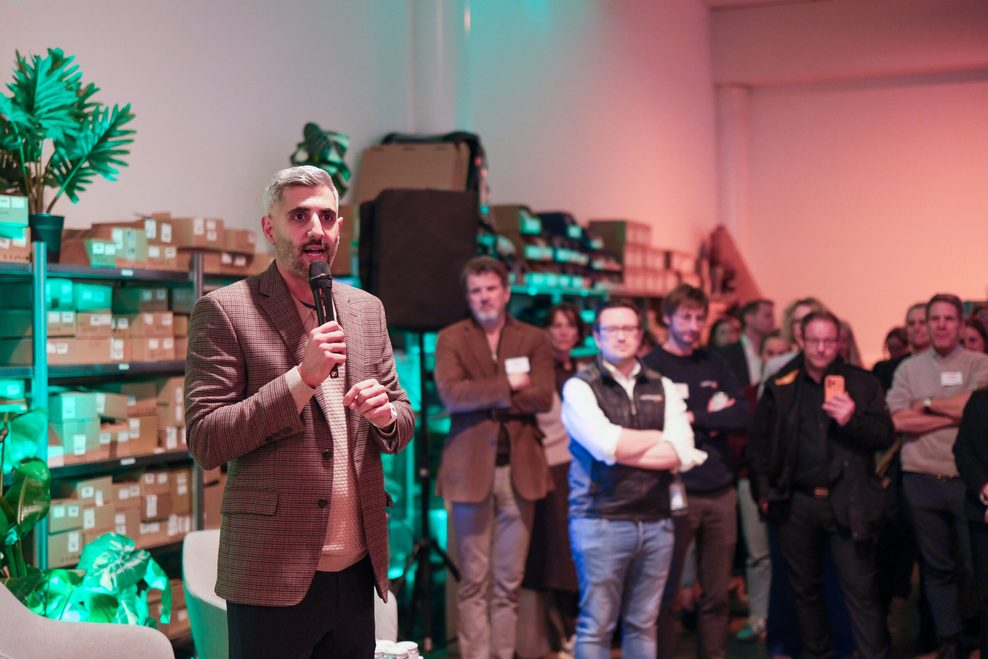 Michel Abdollahi hielt beim „N-Klub“ einen Impulsvortrag.