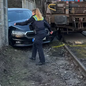 Hafenbahn Waltershof Lok Waggon Unfall