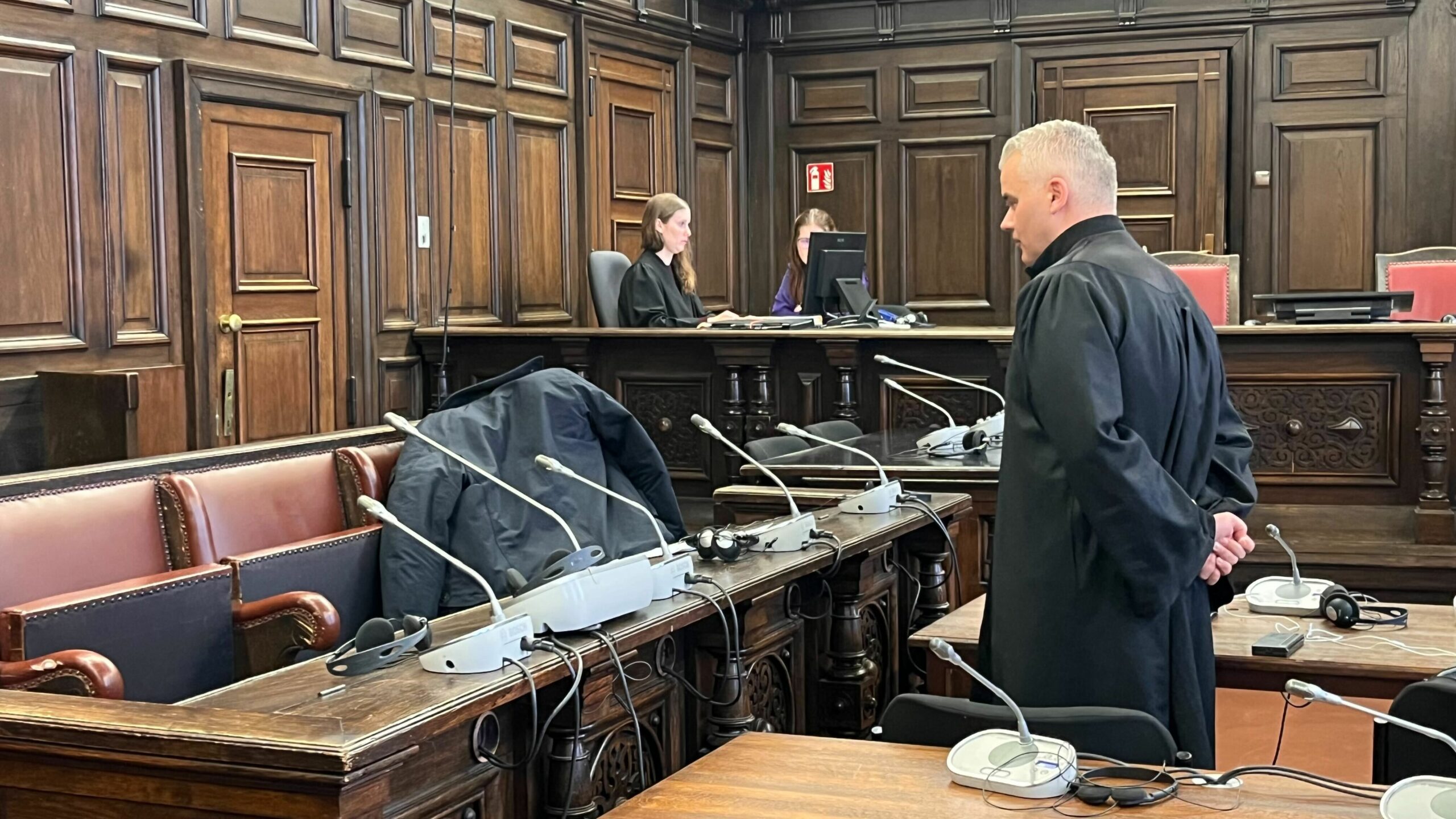 Angeklagter vor Gericht