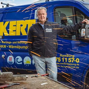 Arnold Rückert ist eine bekannte Firma für Heizungstechnik und Sanitär in Hamburg. Hier: Firmenchef Lars Rückert.